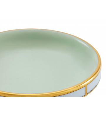 Butter plate and lid Green diva Ø 10cm - Richard Ginori - Nardini Forniture