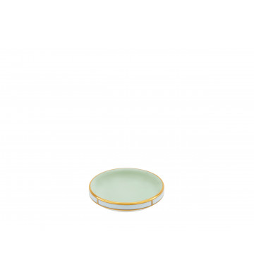 Butter plate and lid Green diva Ø 10cm - Richard Ginori - Nardini Forniture