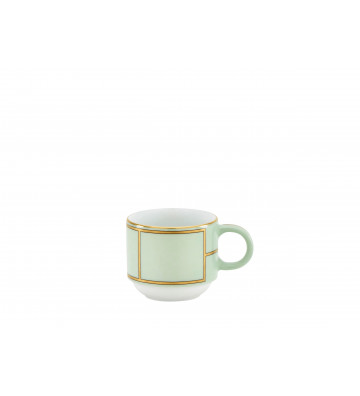 Coffee cup with Diva green saucer - Richard Ginori - Nardini Forniture