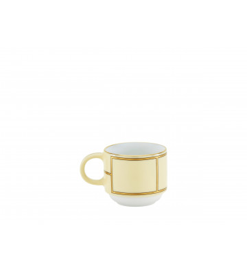 Coffee cup with Diva yellow saucer - Richard Ginori - Nardini Forniture