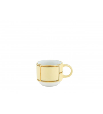 Coffee cup with Diva yellow saucer - Richard Ginori - Nardini Forniture