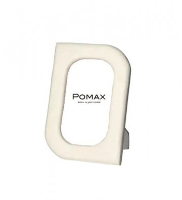 Photo frame in white lime plaster L16xH23cm - Pomax - Nardini Forniture
