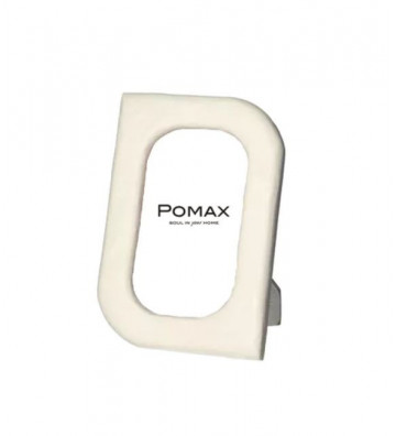 Picture frame in white dirt lime plaster L22xH28cm - Pomax - Nardini Forniture