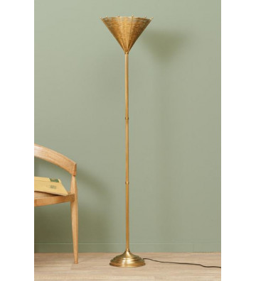 Floor lamp in gold metal H150cm - Chehoma - Nardini Forniture