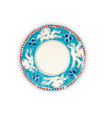 Fruit plate Solimene fantasy blue polyp 20cm - nardini supplies