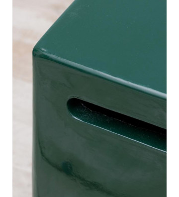 Tavolino cubo verde 35xH40cm - Chehoma - Nardini Forniture