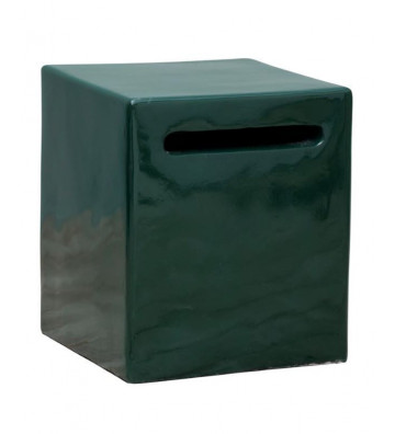 Tavolino cubo verde 35xH40cm - Chehoma - Nardini Forniture