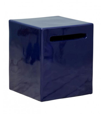 Blue cube table 35xH40cm - Chehoma - Nardini Forniture