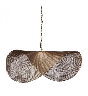 Suspension lamp in woven iron - Chehoma - Nardini Forniture