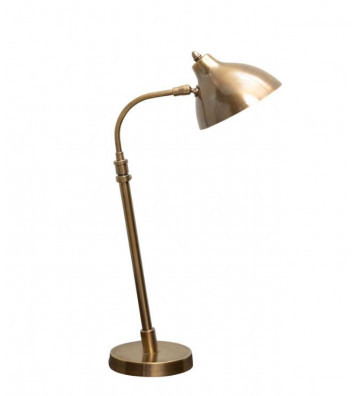 Lampada da tavolo regolabile in ottone dorato - Chehoma - Nardini Forniture