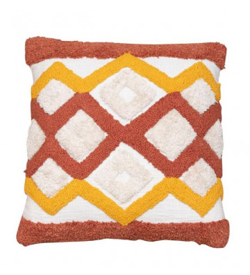 Geometric fantasy cotton cushion 45x45cm - Chehoma - Nardini Forniture