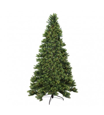 Albero di Natale verde Ø132 H240 cm con 620 luci led - Nardini Forniture