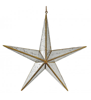 MIRROR STAR SOìILVER GOLD EDGE