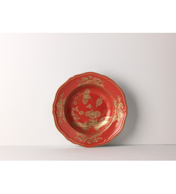 Piatto Fondo oriente italiano rosso rubrum 24cm - richard ginori