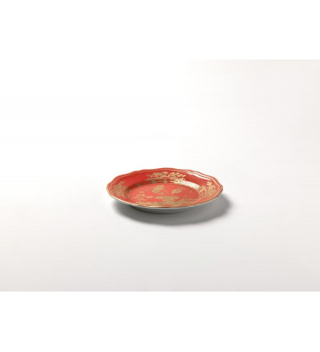 Piatto pane oriente italiano rosso rubrum 17cm - richard ginori