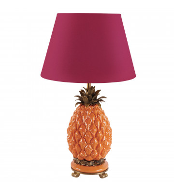 Lampada da tavolo ananas arancione