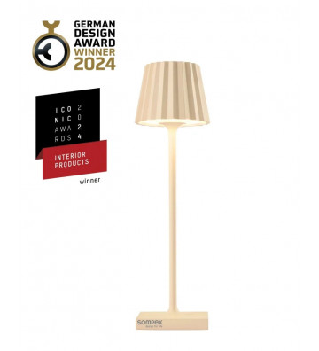 Lampada da tavolo nana da esterno sabbia beige 21cm - Sompex