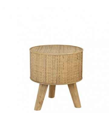 Side Table Canya in natural rattan 35x39cm - Light&Living - Nardini Forniture