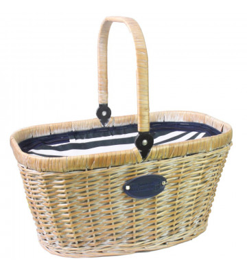 Picnic Chantilly Isothermic basket in light wicker - Nardini Forniture