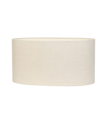 Olive oval lampshade cream...