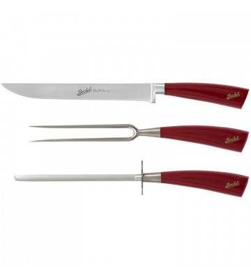 Elegance set roast 3 red knives - Berkel - Nardini Forniture