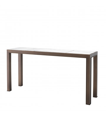 Tardieu table console in brass and marble 150x40xH76,5 cm - Eichholtz - Nardini Forniture