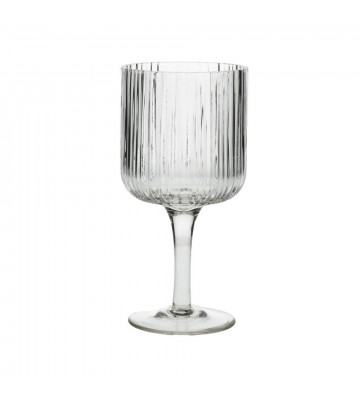 Glass - Transparent white wine glass ø7,5 x h 16 cm - Pomax - Nardini Forniture