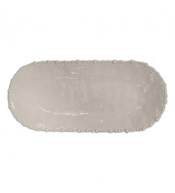 Serving Plate Oval in Melamina Tortora 53x24cm - Baci Milano - Nardini Forniture