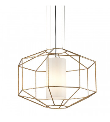 Silhouette geometric brass lamp 70x55x35cm - Hudson Valley - Nardini Forniture