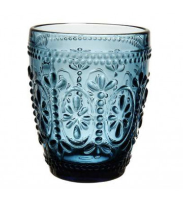 Blue Glass Water Glass Chambord 25cl - Cote table - Nardini Forniture