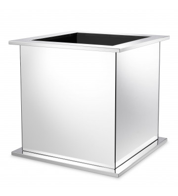 Ground Vase - Moorea planter in steel and mirror 50x50xH49 cm - Eichholtz - Nardini Forniture