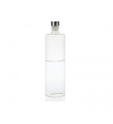 Glass round water bottle with 1.5L cap - Andrea House - Nardini Forniture