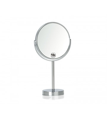 X10 magnifier mirror with chromed metal base - Andrea House - Nardini Forniture