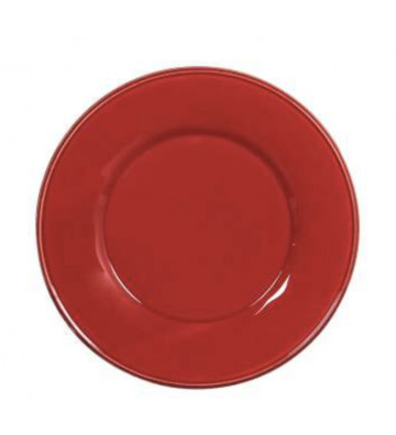 Red terracotta plate Ø28.5cm - Cote table - Nardini Forniture