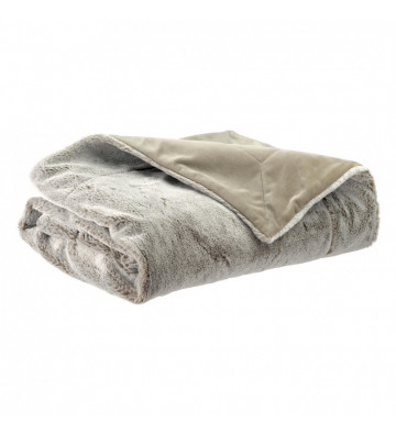 Kinta cover in beige synthetic fur 130x260cm - Vivaraise - Nardini Forniture