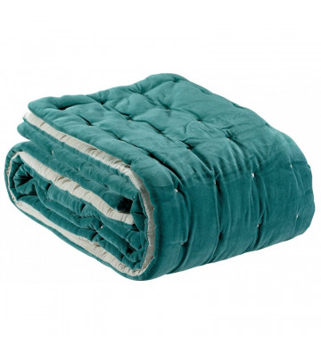 Elise Cover green water quilted 240x260cm - Vivaraise - Nardini Forniture
