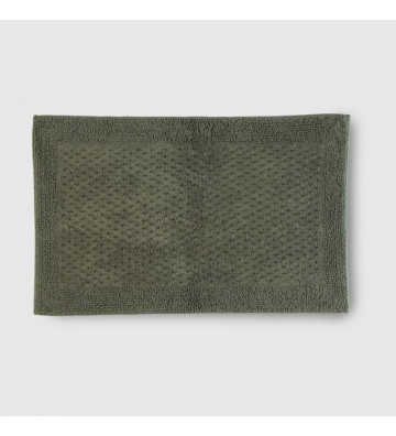 Tala bath mat in green cotton 60x120cm