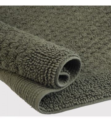 Tala green cotton bath mat 60x120cm - One house& Design - Nardini Forniture