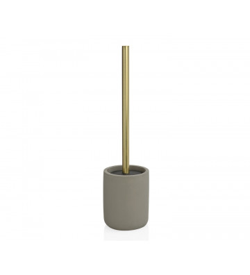 Toilet brush with 10x41.5cm concrete container - Andrea House - Nardini Forniture
