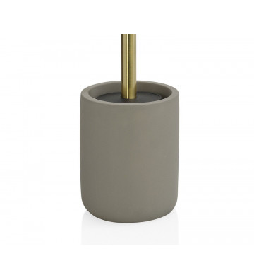 Toilet brush with 10x41.5cm concrete container - Andrea House - Nardini Forniture