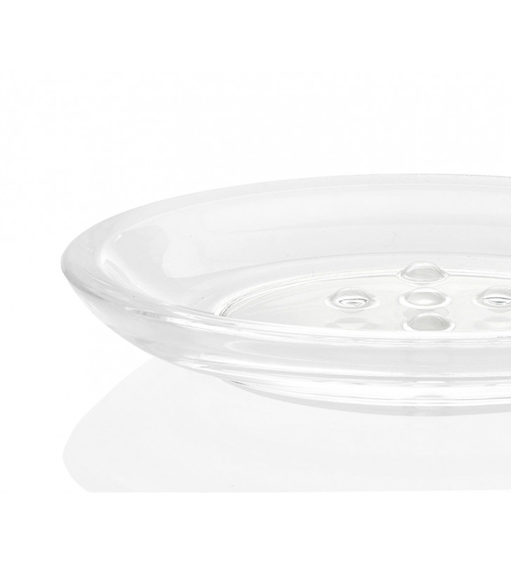 Acrylic soap dish 13x9cm - Andrea House - Nardini Forniture