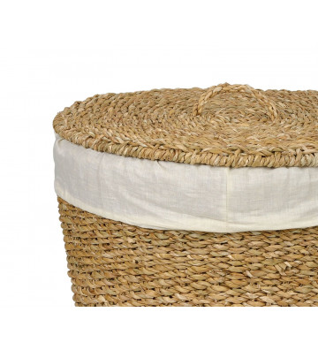 Linen basket in round algae Ø50x52 cm - Andrea house - Nardini Forniture