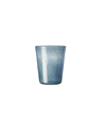 Bicchiere da acqua Magma in vetro azzurro 260ml - Nardini Forniture
