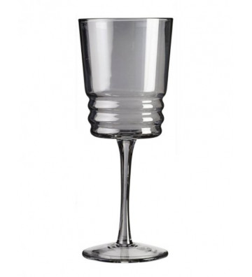 Wine Glass Rings grey glass 270ml - Nardini Forniture