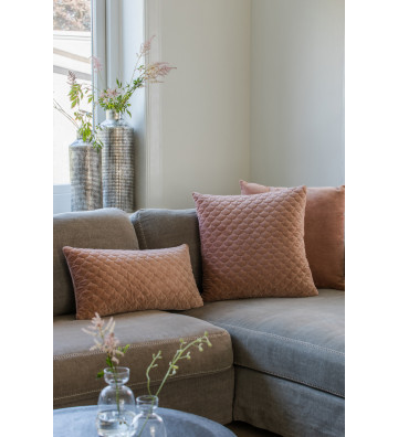 Cuscino quadrato Khios in velluto rosa 50x50cm - Light&Living - Nardini Forniture