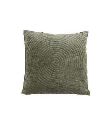 Circle square cushion in green velvet 60x60cm - Light&Living - Nardini Forniture
