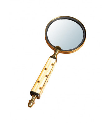 Square magnifying glass in horn - Pomax - Nardini Forniture