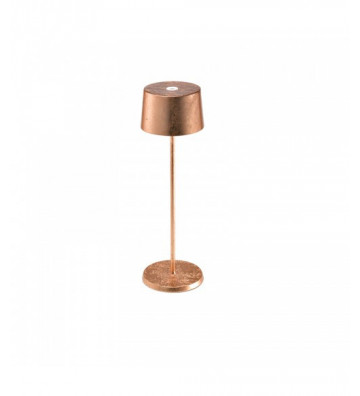 Olivia Table Lamp Pro copper leaf - Poldina Zafferano - Nardini Supplies