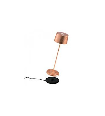 Olivia Table Lamp Pro copper leaf - Poldina Zafferano - Nardini Forniture