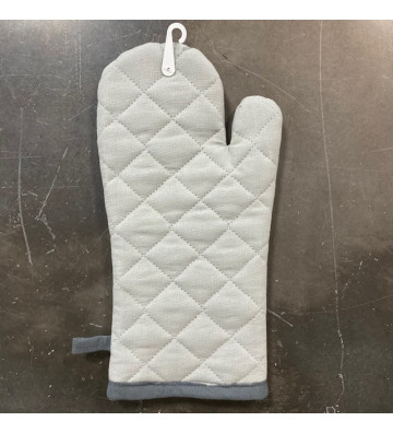Greta Baking Glove in Grey Cotton - One House and Design - Nardini Forniture